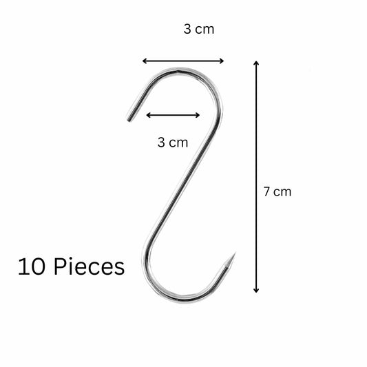 ERNESTO Kitchenware ERNESTO - S Shaped Meat Hooks 10 pieces