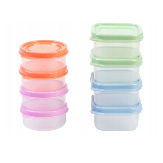 ERNESTO Kitchenware ERNESTO - Set of mini food containers, 8 pieces