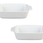ERNESTO Kitchenware White ERNESTO - Set of Small Oven Dish