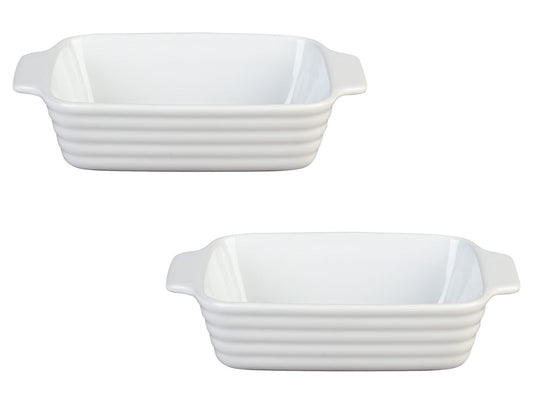 ERNESTO Kitchenware White ERNESTO - Set of Small Oven Dish