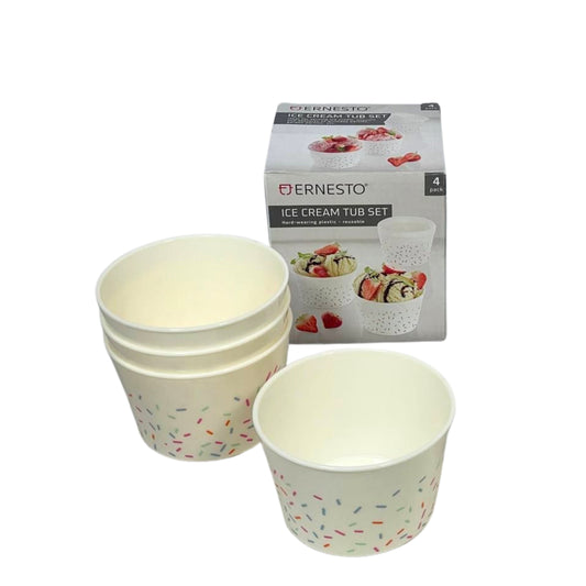 ERNESTO Kitchenware Multi-Color ERNESTO - Sprinkle design ice cream cups