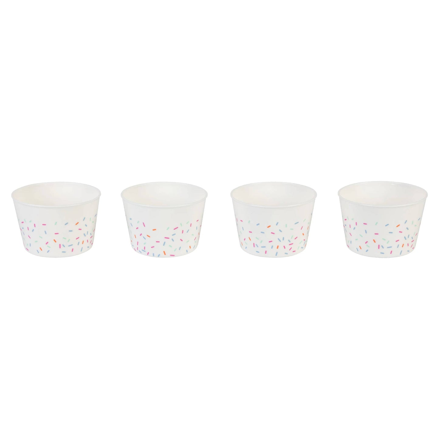 ERNESTO Kitchenware Multi-Color ERNESTO - Sprinkle design ice cream cups