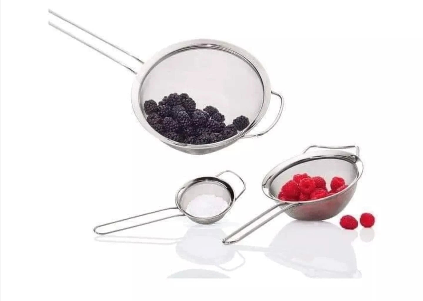 ERNESTO Kitchenware ERNESTO - Stainless Steel Sieve Set