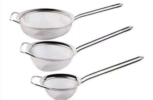 ERNESTO Kitchenware ERNESTO - Stainless Steel Sieve Set