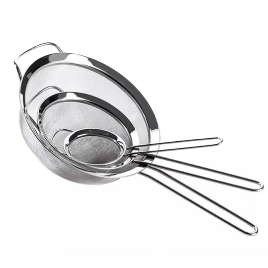 ERNESTO Kitchenware ERNESTO - Stainless Steel Sieve Set
