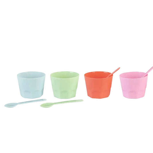 ERNESTO - Ice cream yogurt cup set