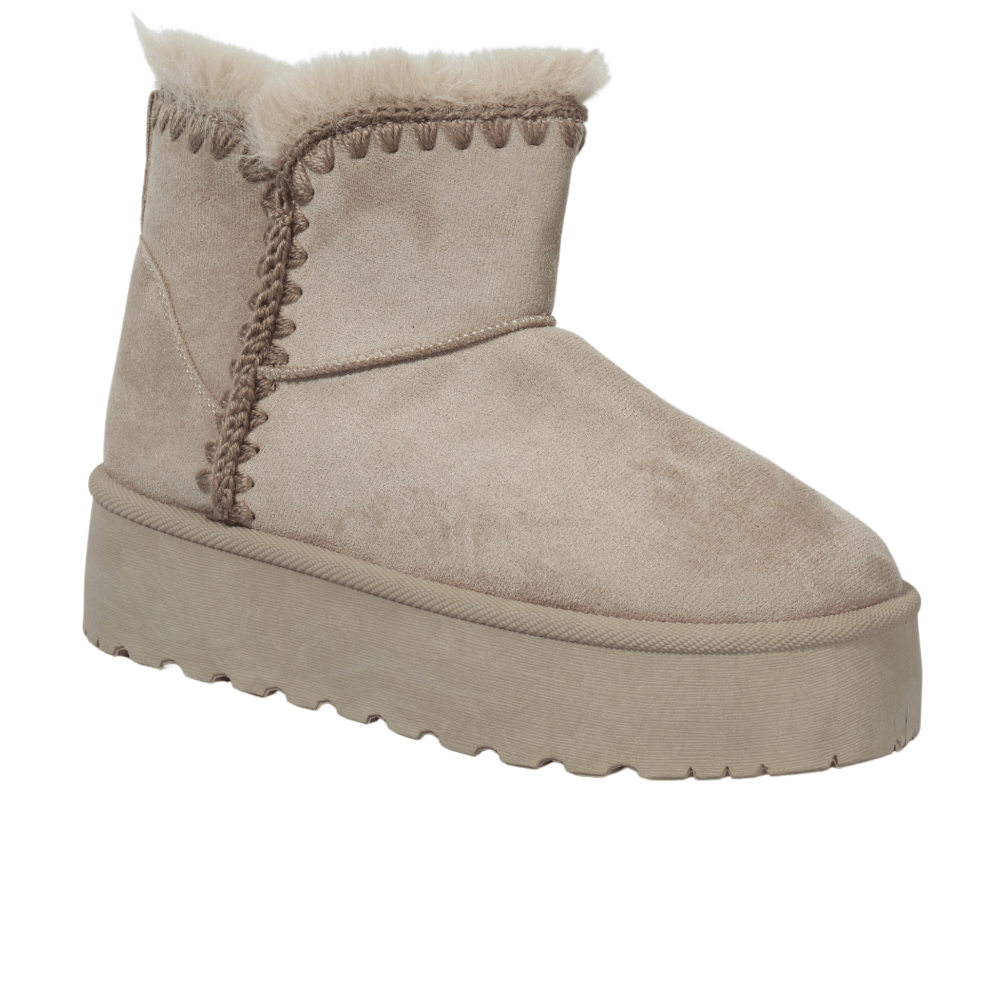 ESCAPE Womens Shoes 38 / Beige ESCAPE - Classic Short Boot