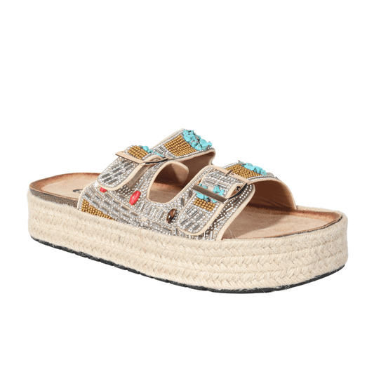 ESCAPE Womens Shoes ESCAPE - Colorful Stones Slipper