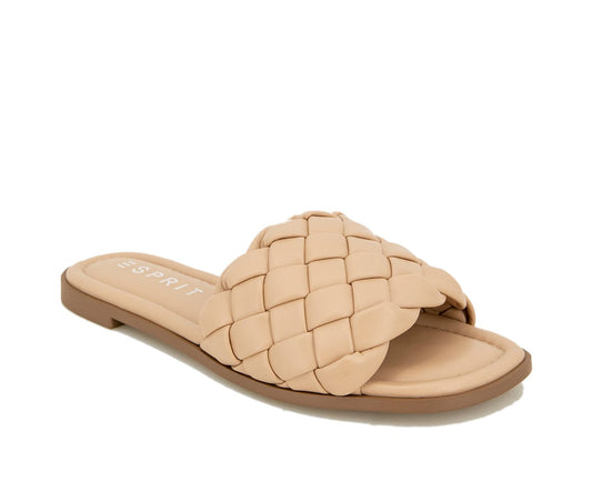 ESPRIT Womens Shoes 39.5 / Beige ESPRIT - Woven Flat Slipper