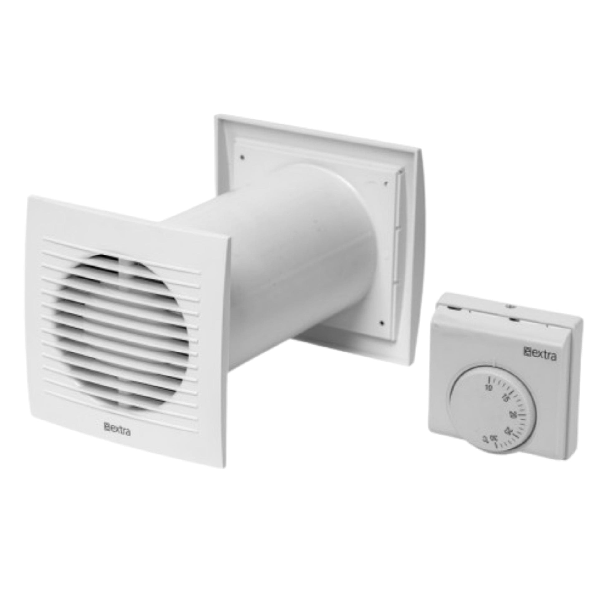 EUROPLAST Home Improvement White EUROPLAST - Ventilation Kit With Thermostat