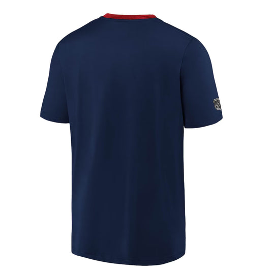 FANATICS Mens Tops M / Navy FANATICS - Montreal Canadiens Authentic Pro Locker Room - T-shirt
