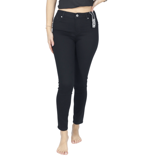 FB SISTER Womens Bottoms XS / Black / 24-25 FB SISTER - Skinny Fit Plain Stretchable Denim