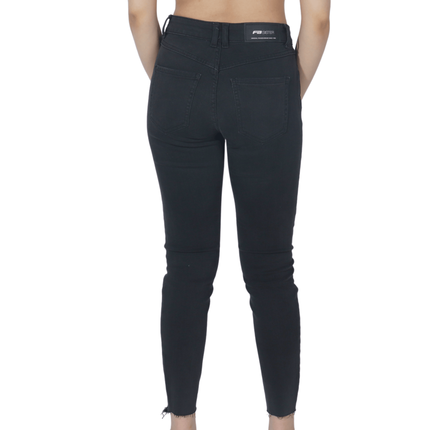 FB SISTER Womens Bottoms FB SISTER - Skinny Ripped Denim
