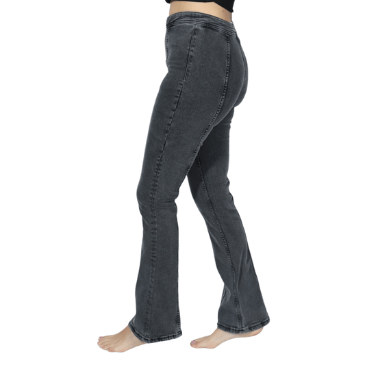FB SISTER Womens Bottoms FB SISTER - Wide Leg Zip Up  Denim Design