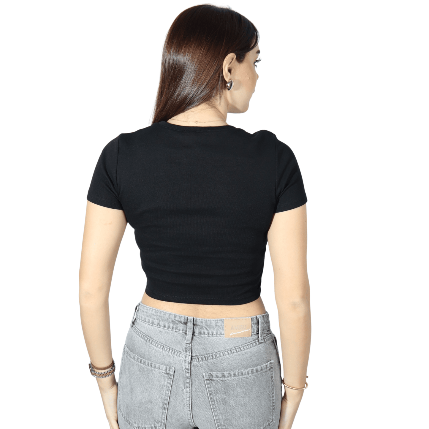 FB SISTER Womens Tops FB SISTER - Front Graphic Crop Top