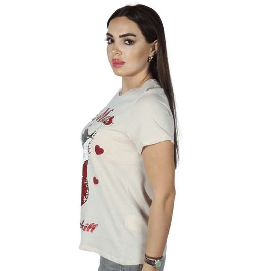 FB SISTER Womens Tops FB SISTER - Graphic print x-mas t-shirt