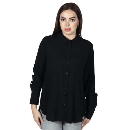 FB SISTER Womens Tops FB SISTER - Ling Sleeves Sold Color Shirts