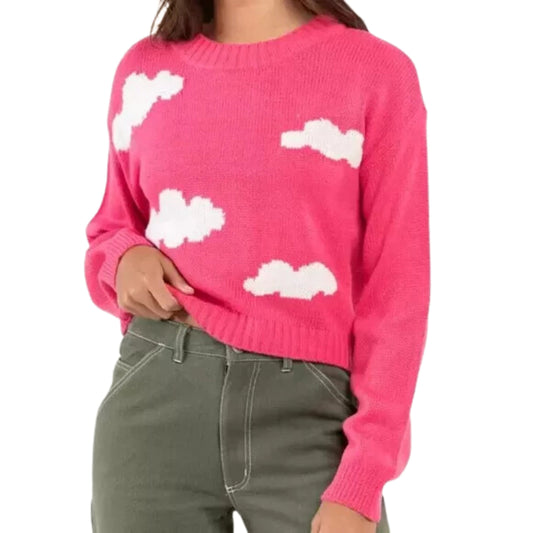 FCT Womens Tops XXXL / Pink FCT - Dropped-Shoulder Cloud Sweater