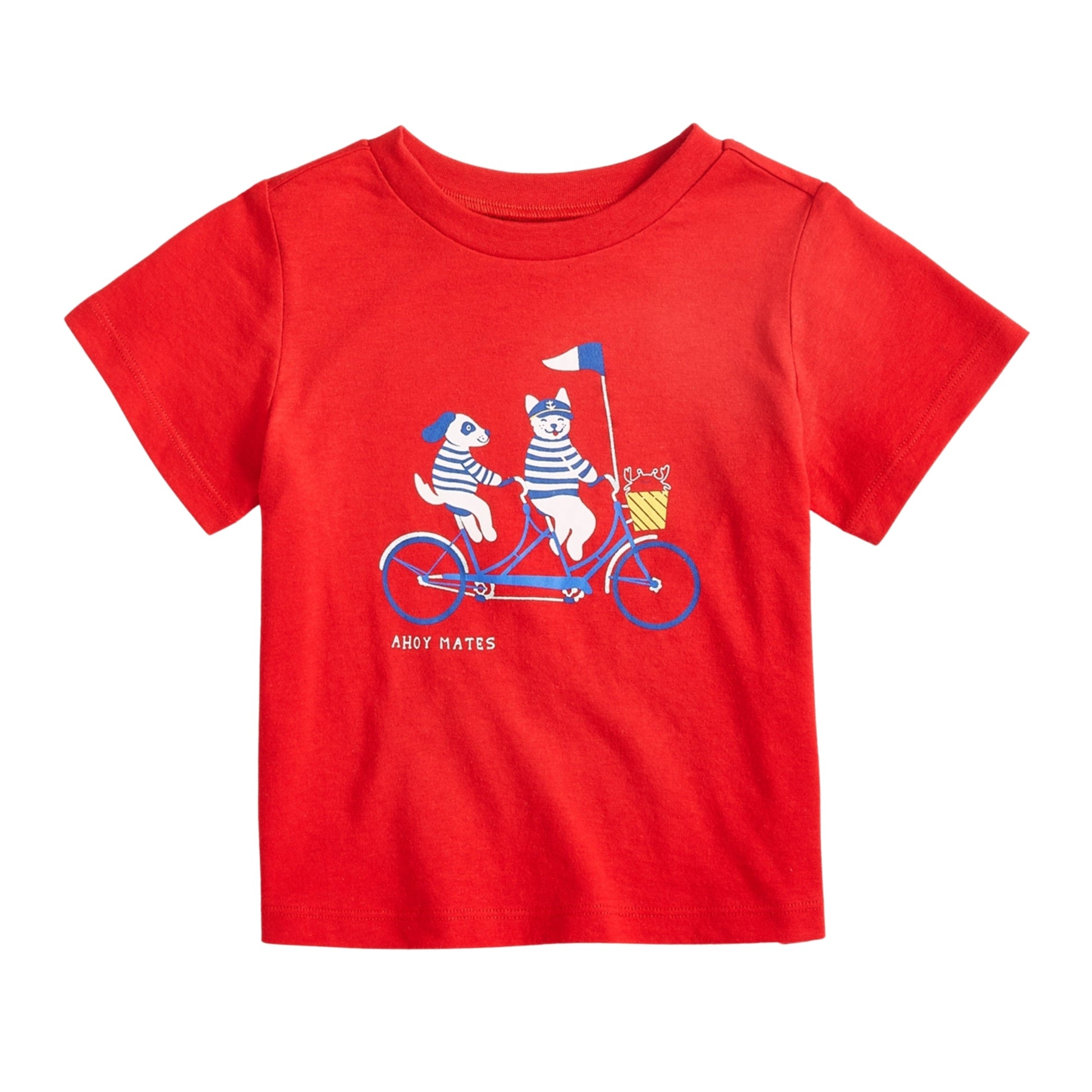 FIRST IMPRESSIONS Baby Boy 6-9 Month / Red FIRST IMPRESSIONS - BABY -  Bike-Print T-Shirt