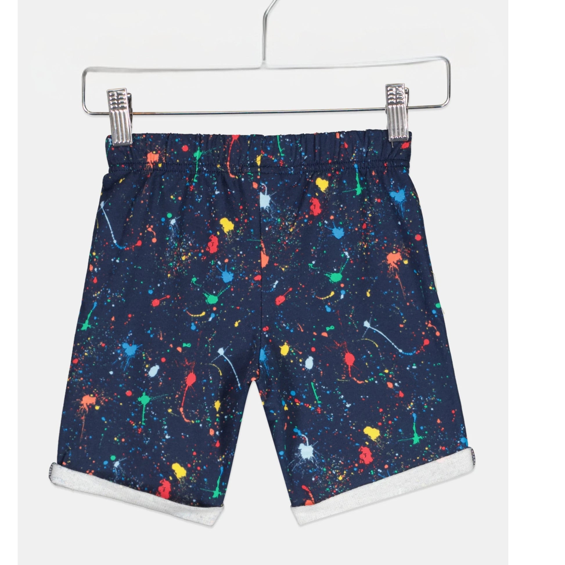 FIRST IMPRESSIONS Baby Boy 6-9 Month / Multi-Color FIRST IMPRESSIONS - Baby - Splatter-Print Shorts