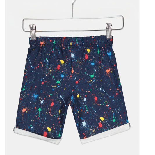 FIRST IMPRESSIONS Baby Boy 6-9 Month / Multi-Color FIRST IMPRESSIONS - Baby - Splatter-Print Shorts