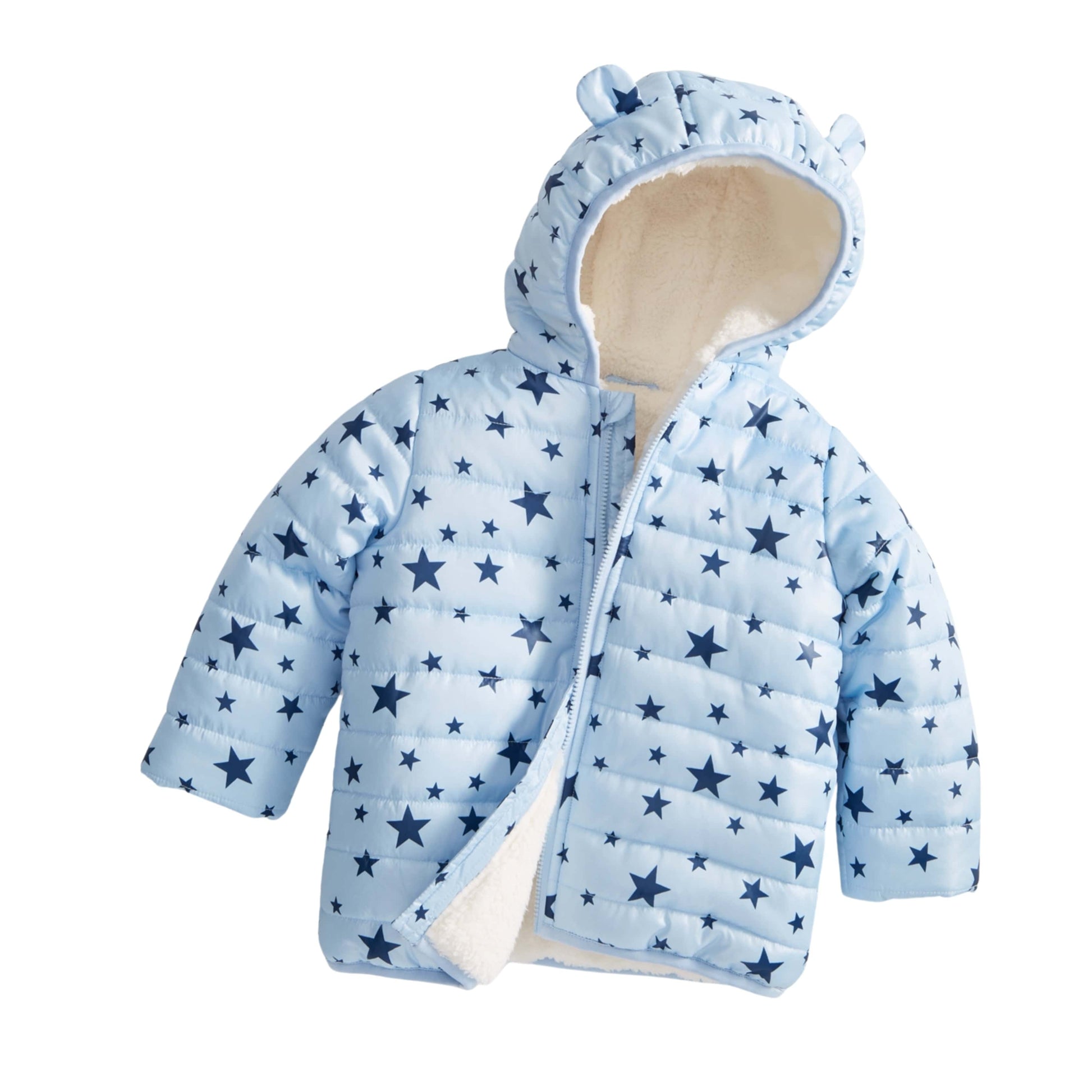 FIRST IMPRESSIONS Baby Boy 6-8 Month / Blue FIRST IMPRESSIONS - Baby Star hoody jacket