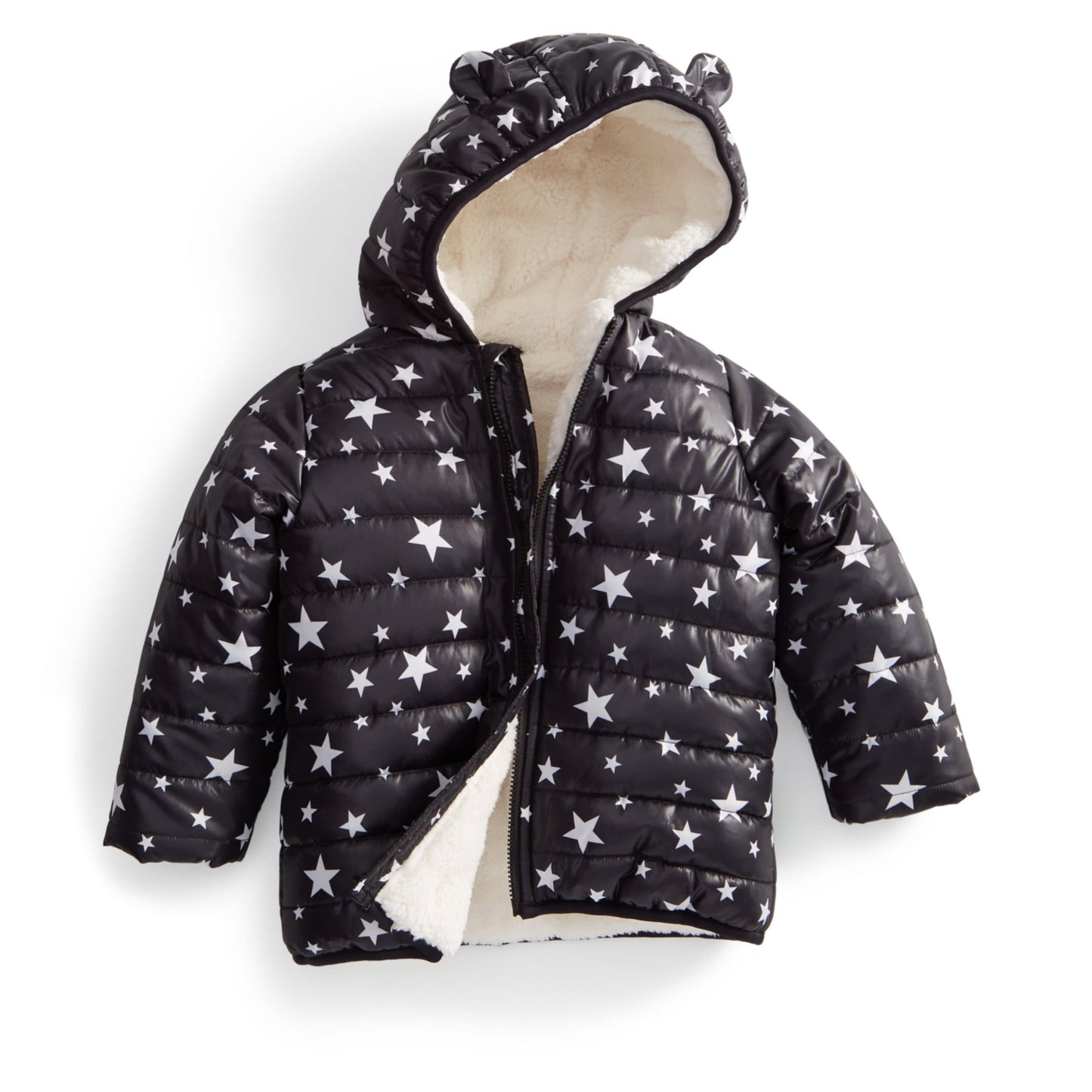 FIRST IMPRESSIONS Baby Boy 6-9 Month / Black FIRST IMPRESSIONS - Baby Star hoody jacket