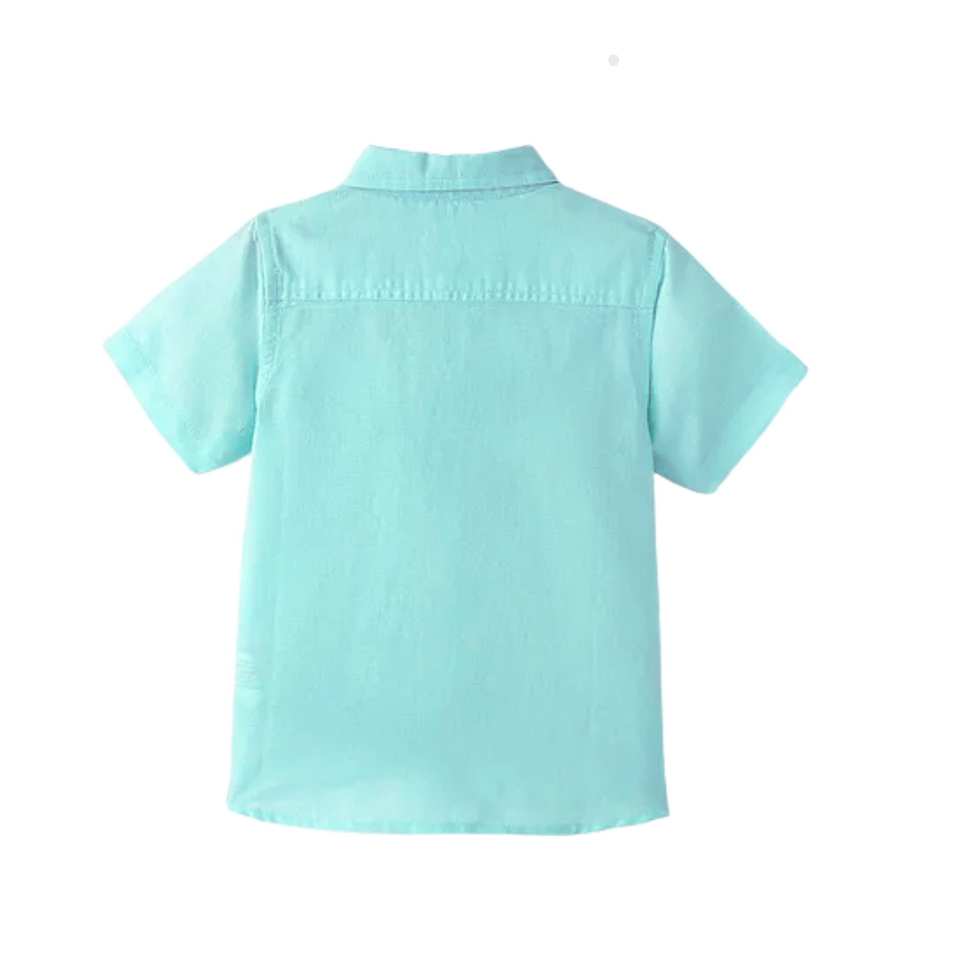 FIRST IMPRESSIONS Baby Boy 3-8 Month / Blue FIRST IMPRESSIONS - Texture Baby Shirt