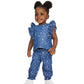 FIRST IMPRESSIONS Baby Girl 0-3 Month / Blue FIRST IMPRESSIONS - Baby -  Girls 2-Pc. Splatter-Print Top & Pants Set