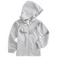 FIRST IMPRESSIONS Baby Girl 12 Month / Grey FIRST IMPRESSIONS - Baby Girls Ruffled Hoodied jacket