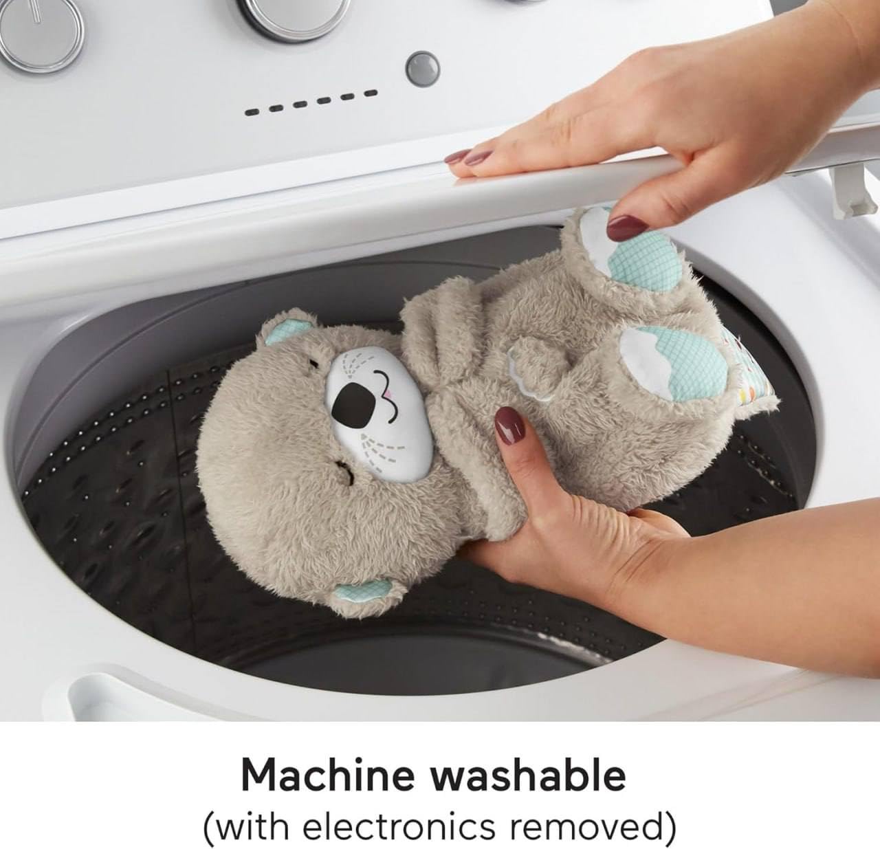 FISHER-PRICE Toys FISHER-PRICE - Soothe ‘n Snuggle Otter Portable Sound Machine w/ Music Lights & Breathing