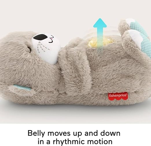 FISHER-PRICE Toys FISHER-PRICE - Soothe ‘n Snuggle Otter Portable Sound Machine w/ Music Lights & Breathing