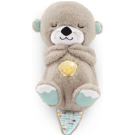 FISHER-PRICE Toys FISHER-PRICE - Soothe ‘n Snuggle Otter Portable Sound Machine w/ Music Lights & Breathing