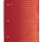 FIVE STAR 1 Stationery Red FIVE STAR - Subject Wide Ruled Spiral Notebook