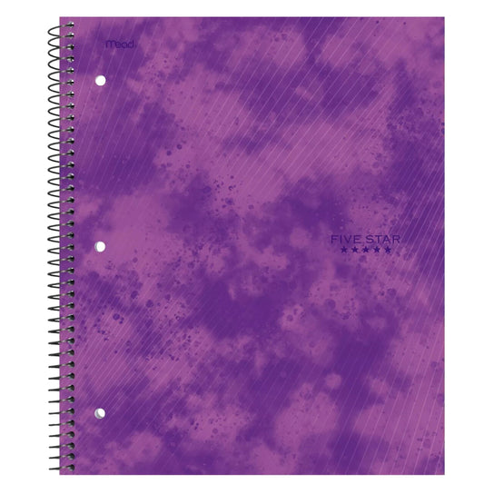 FIVE STAR STATIONARY FIVE STAR - Five Star 1 Subject College Ruled Spiral Notebook