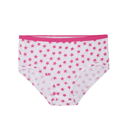 FRUIT OF THE LOOM Girls Underwear M / Multi-Color FRUIT OF THE LOOM - Kids- Stars Printed Pantie
