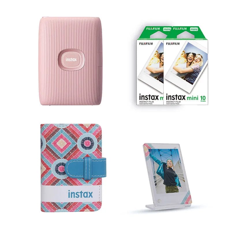 FUJIFILM INSTAX Cameras, Studio & Accessories Pink FUJIFILM INSTAX - Mini Link 2 Smartphone Printer Photo Kit