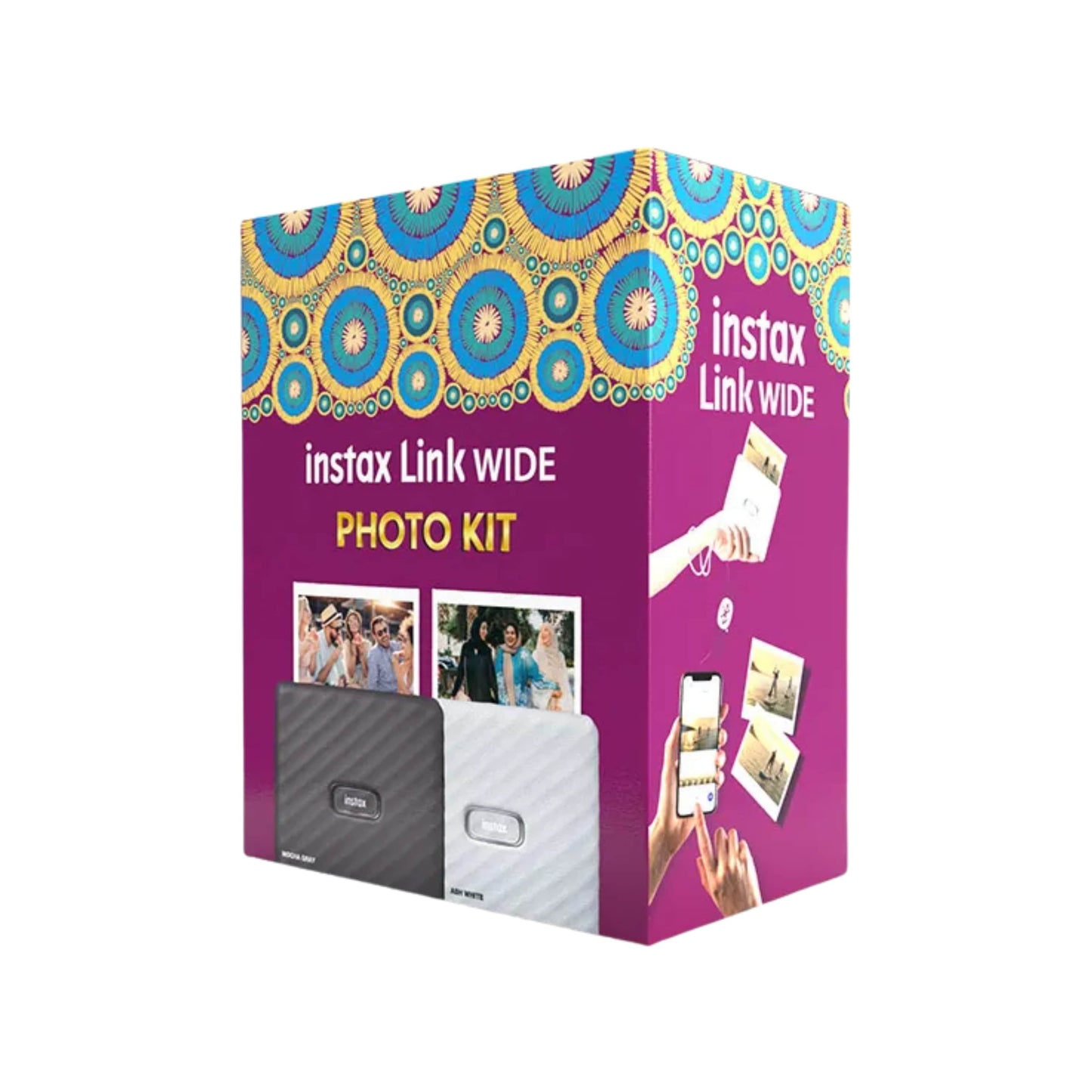 FUJIFILM INSTAX Cameras, Studio & Accessories FUJIFILM INSTAX - Wide Link Smartphone Printer Photo Kit