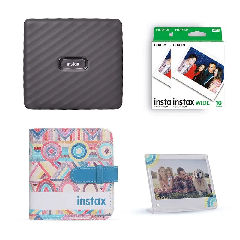 FUJIFILM INSTAX Cameras, Studio & Accessories Grey FUJIFILM INSTAX - Wide Link Smartphone Printer Photo Kit