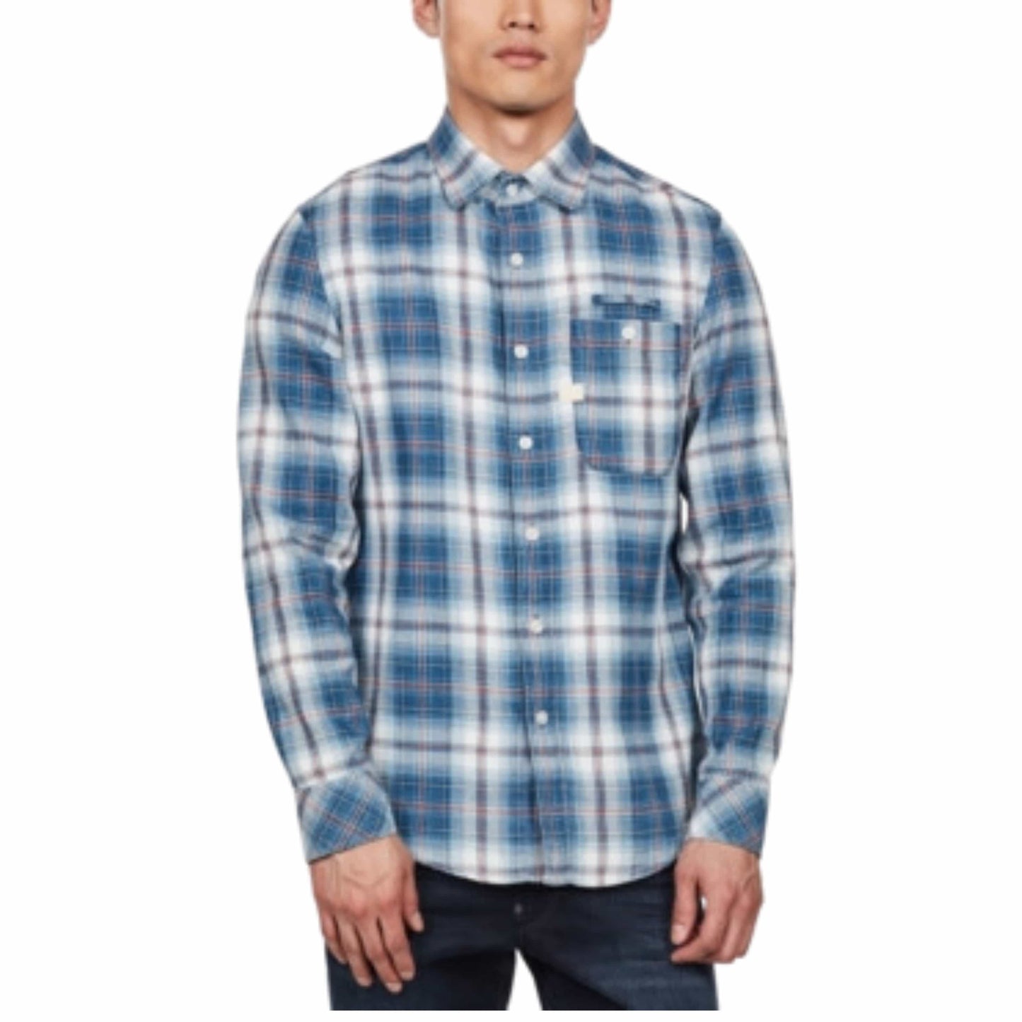 G-STAR RAW Mens Tops XL / Multi-Color G-STAR RAW -  Plaid Flannel Button-Down Shirt