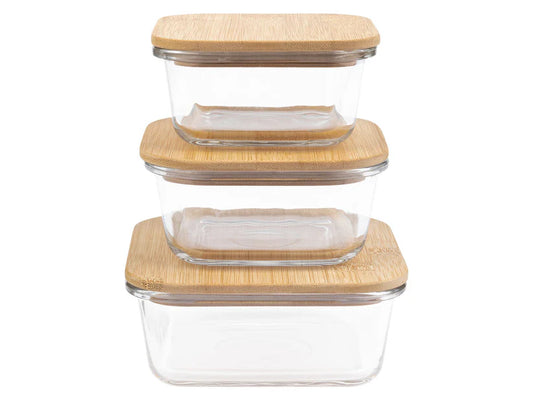 ERNESTO - Storage Bowls with bamboo lids