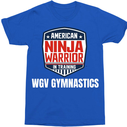 GILDAN Boys Tops M / Blue GILDAN - American Ninja Warrior in Training Youth Kids T-Shirt