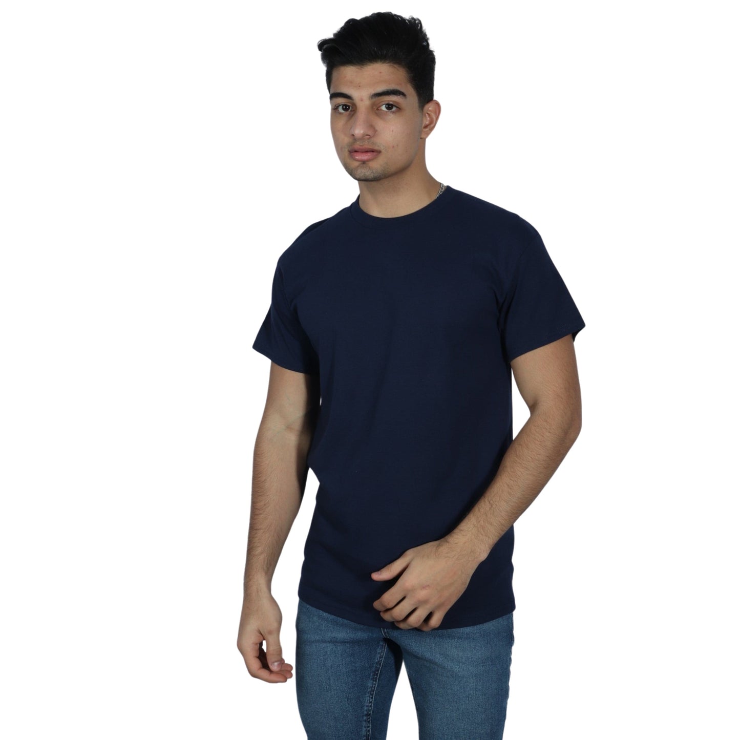 GILDAN Mens Tops M / Navy GILDAN - Printed Back T-shirt