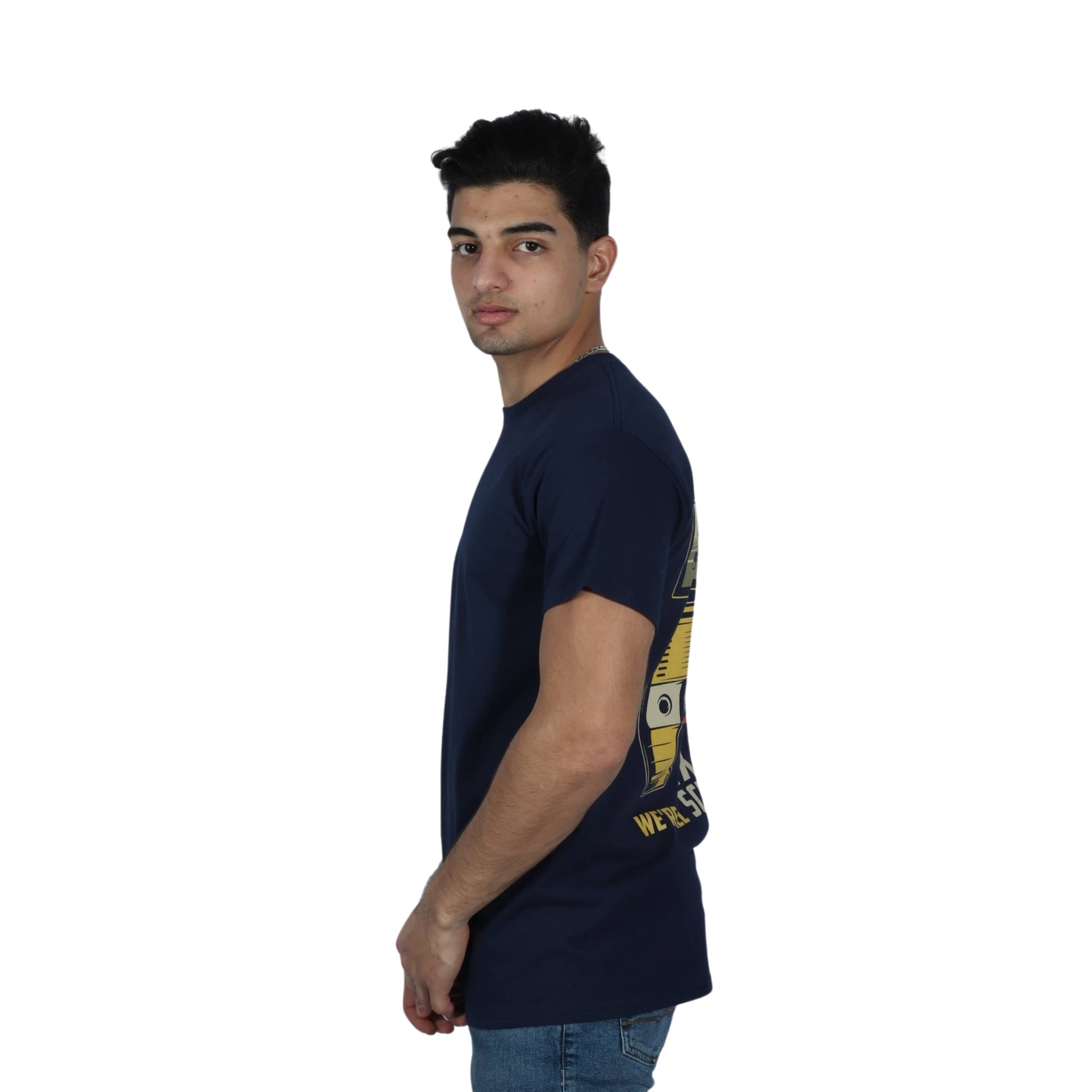 GILDAN Mens Tops M / Navy GILDAN - Printed Back T-shirt