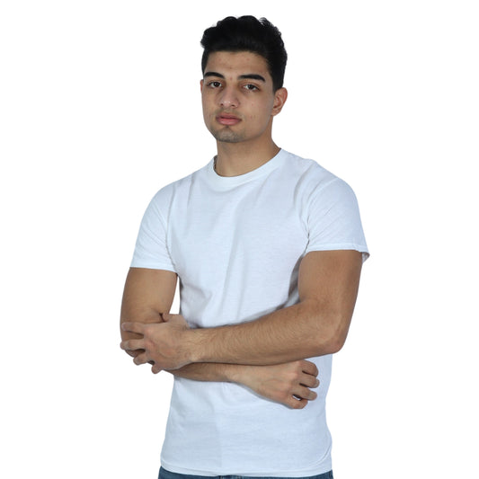 GILDAN Mens Tops S / White GILDAN - Pull Over T-Shirt