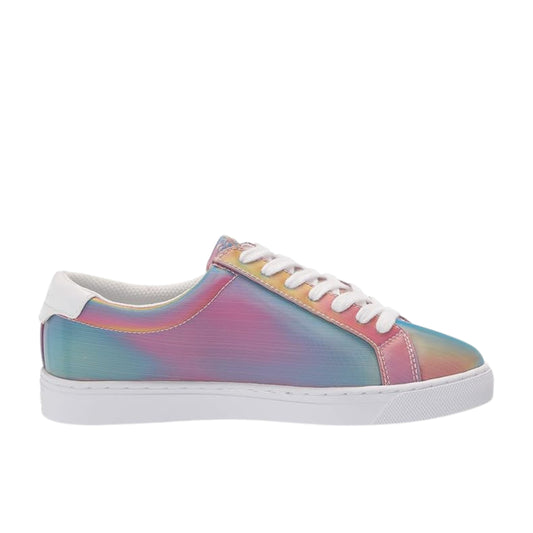 CALVIN KLEIN - Rainbow holographic sneakers