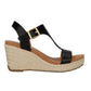 REACTION - Card Wedge Espadrille Sandals