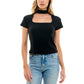 ULTRA FLIRT - Ribbed Pull Over Blouse