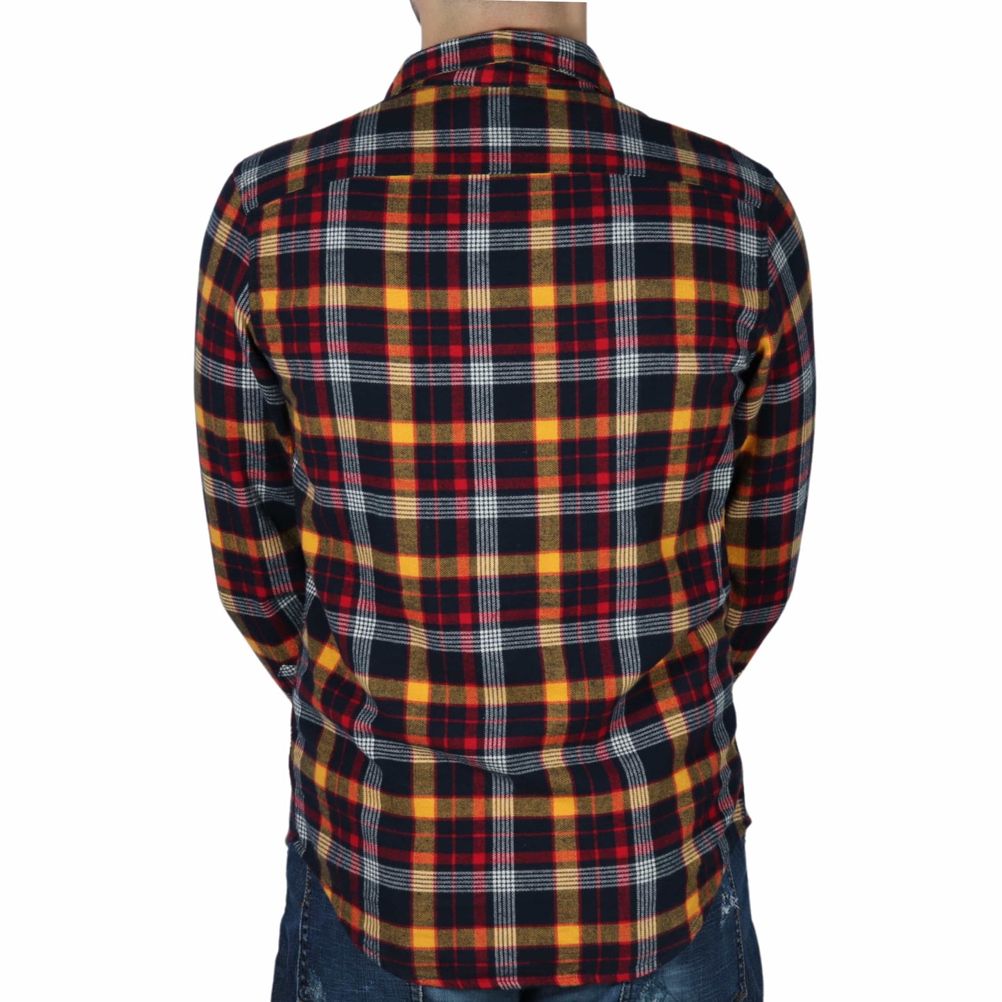 GOODFELLOW & CO Mens Tops S / Multi-Color GOODFELLOW & CO - Color block checkered shirt