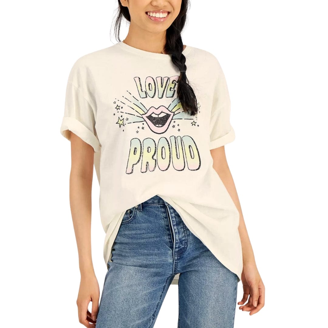 GRAYSON / THREADS M / Off-White GRAYSON / THREADS - Love Proud Graphic-Print Tee